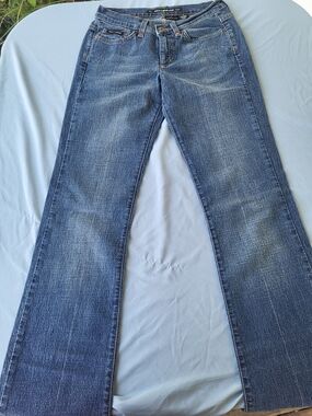Vintage Y2K DKNY So-Low-Lita Low Rise Split Hem Bootcut Jeans Size 2